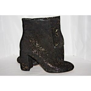 Nanette Lepore Lilly Women's 9m NL Black sparkle boots- New